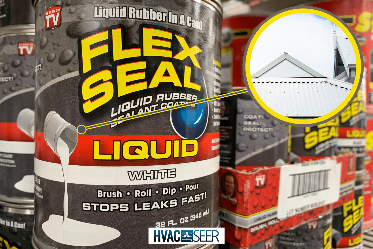 Cómo aplicar Flex Seal Liquid al techo