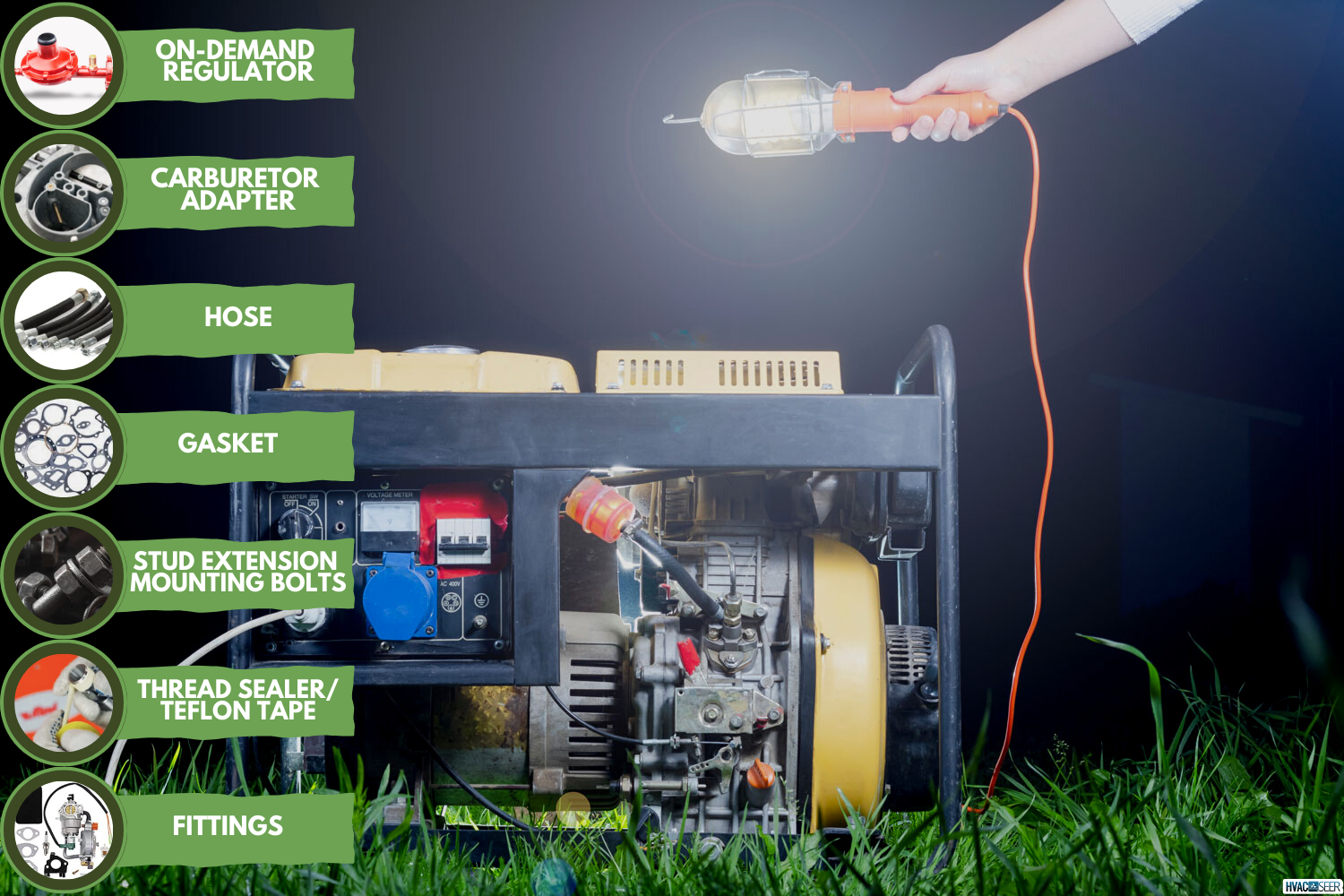Cómo convertir un generador de combustible dual a gas natural