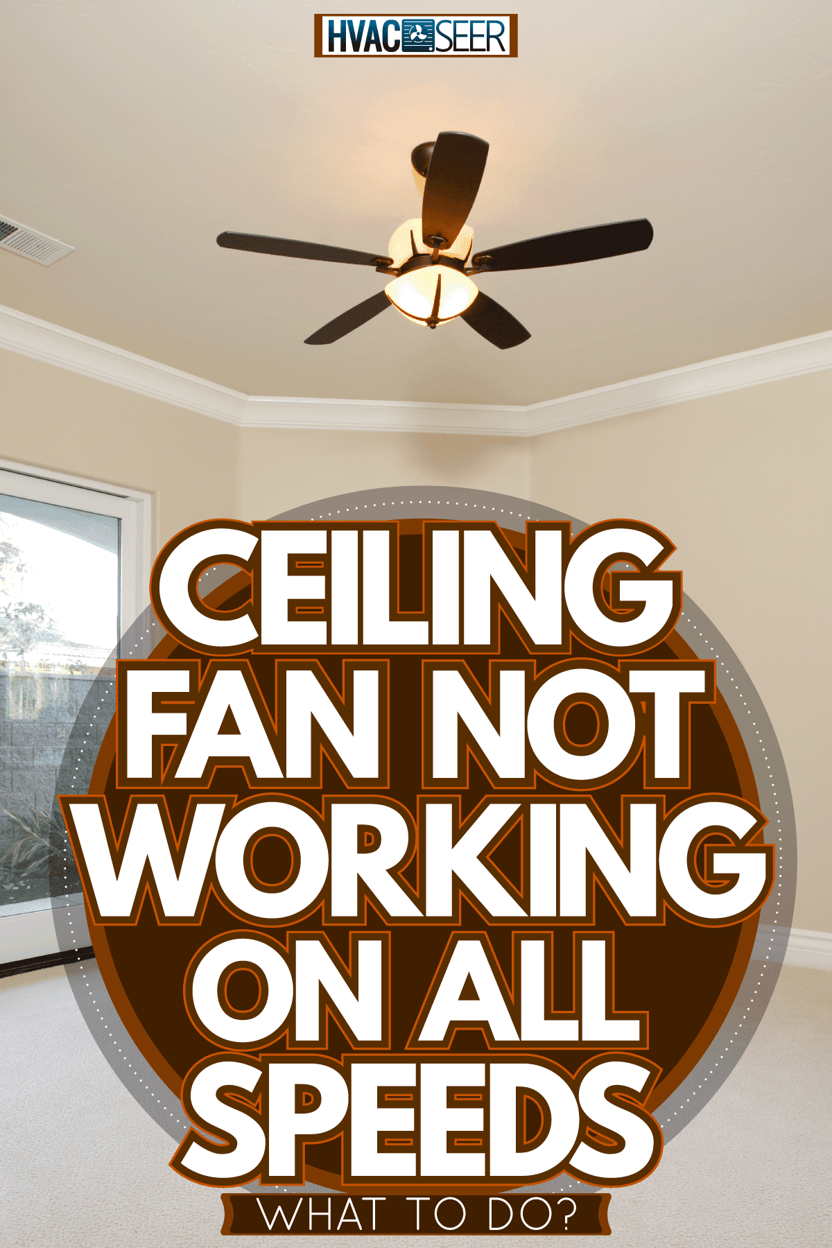 El ventilador de techo no funciona a todas las velocidades: ¿qué hacer?