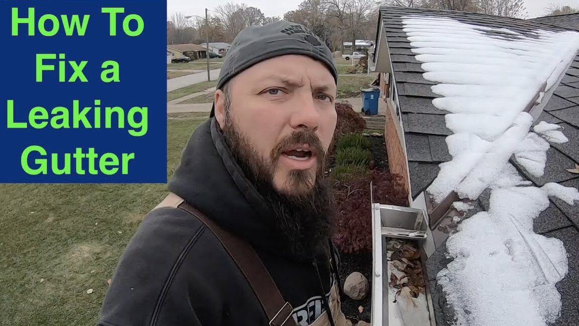 Cómo evitar que el agua pase por detrás del canalón / LanceDIY