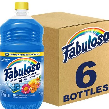 Limpiador multiusos, aroma fresco de primavera, botella de 56 oz, 6 / caja ...