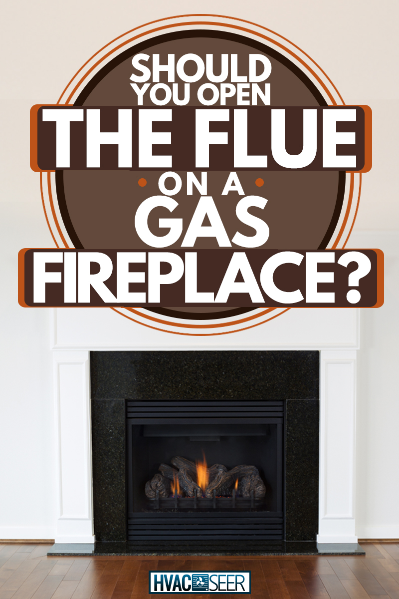 ¿Debe abrir el tiro de una chimenea de gas?