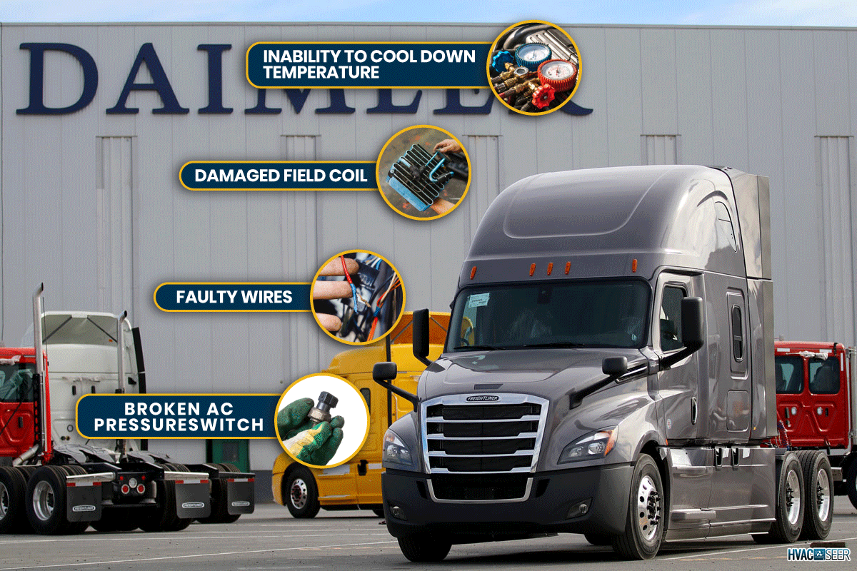 ¿Dónde está el fusible en un compresor Freightliner Cascadia AC? ¿Dónde está el fusible en un compresor Freightliner Cascadia AC?