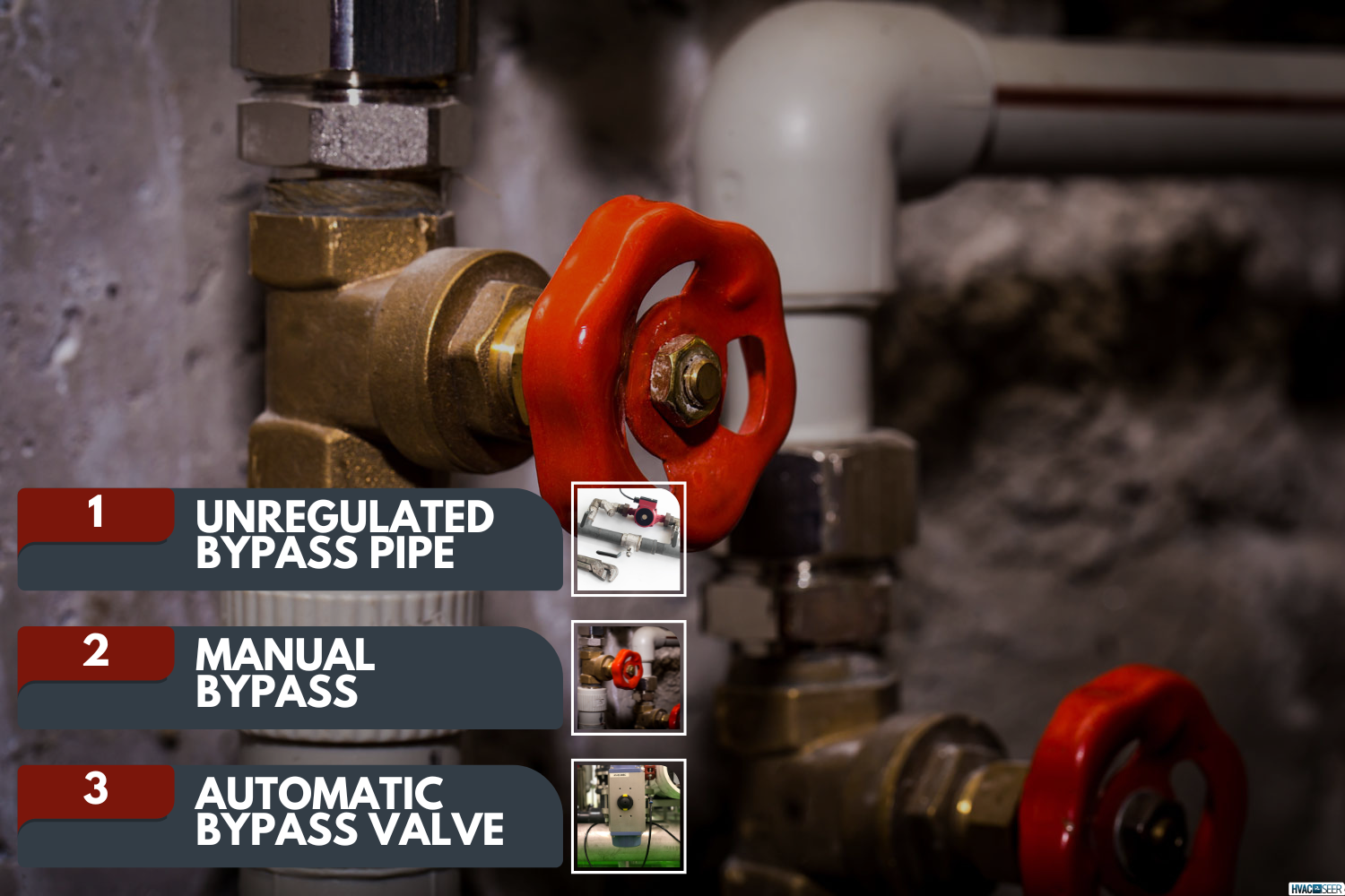 ¿Dónde poner un bypass en un sistema de calefacción?