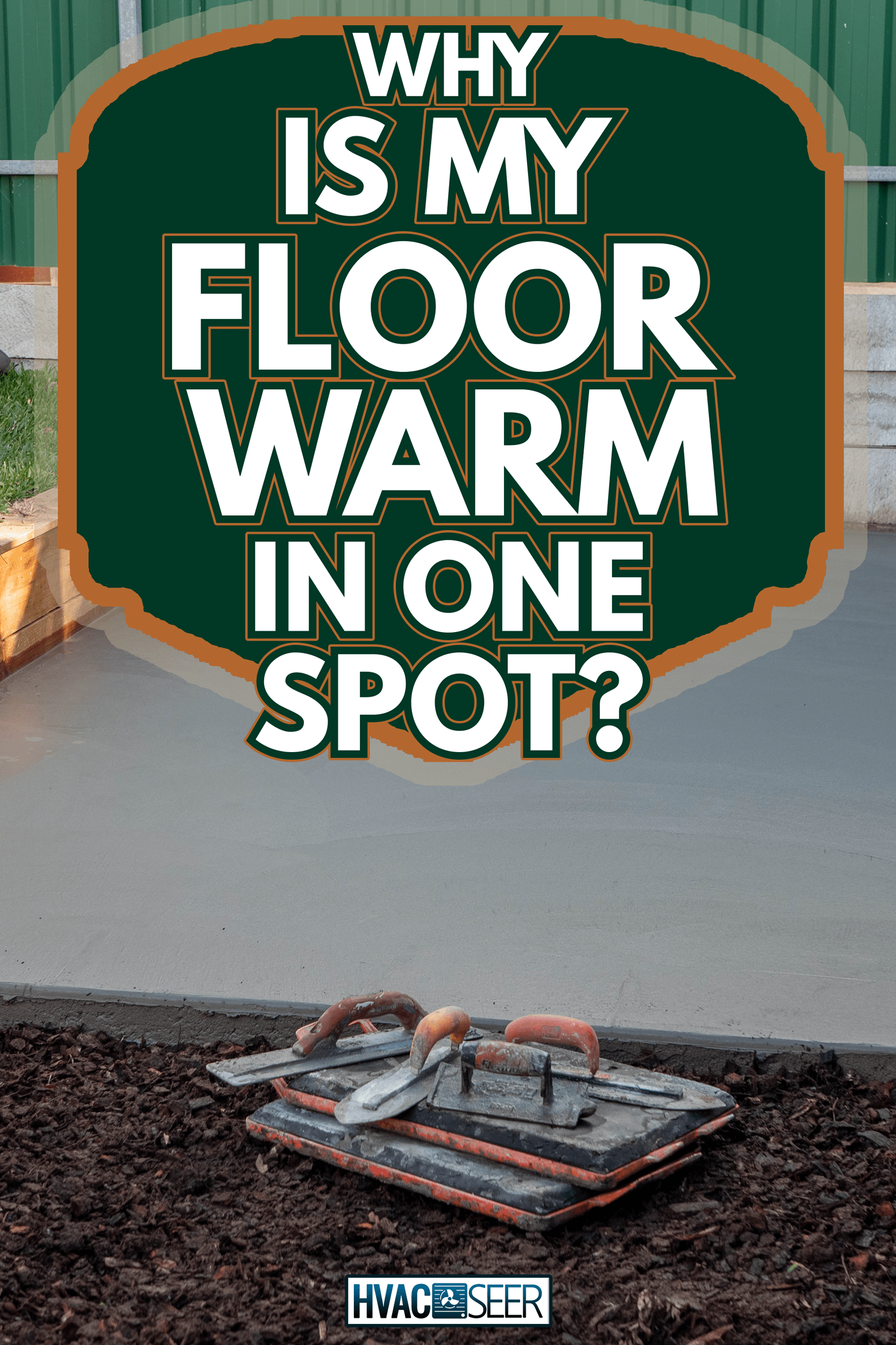 ¿Por qué mi piso está caliente en un solo lugar?