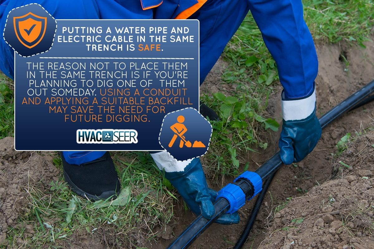 ¿Tubería de agua y cable eléctrico en la misma zanja? ¿Es seguro? Esto es lo que necesita saber. ¿Tubería de agua y cable eléctrico en la misma zanja? ¿Es seguro? Esto es lo que necesita saber.